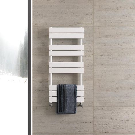 Biubiubath Flat Panel Towel Rail Radiator 1000x450mm White