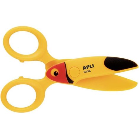 Ciseaux - Pour enfant - Dès 2 ans - Maternelle - Forme toucan - Ergonomique - Apli Kids