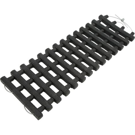 Tapis de désenlisement auto antidérapant, planche de récupération pneu robuste, 60cm/23.6in, 2,5kg, pour voiture SUV monospace, portatif et adhérence renforcée (1/5)
