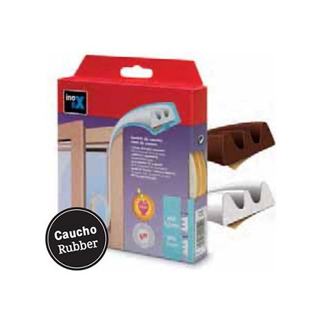 BURLETE ADHESIVO "K" 6M MARRON - INOFIX (1/2)