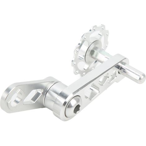 Kettenspanner aus Aluminiumlegierung für Singlespeed-Falträder, Kettenstabilisator, silberfarben (1/5)