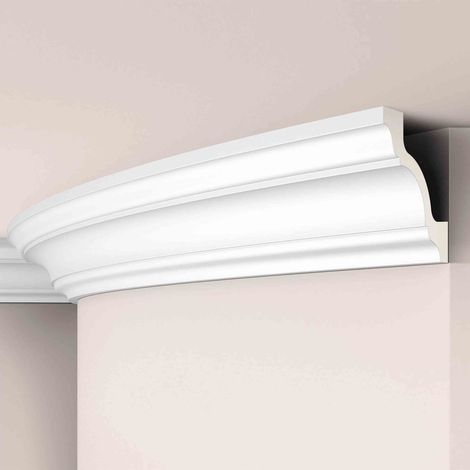 Eckleiste NMC Z19 Flex ARSTYL Noel Marquet flexible Zierleiste Stuckleiste Zeitloses Klassisches Design weiß 2 m (1/5)