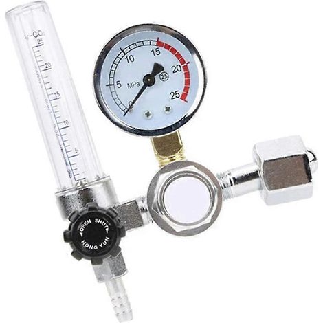 Détendeur de pression de gaz, vanne de réduction de pression pour bouteille de gaz en acier, détendeur de pression pour bouteille de gaz, compteur de gaz de soudage à l'arc 0-25 MPa (1/5)