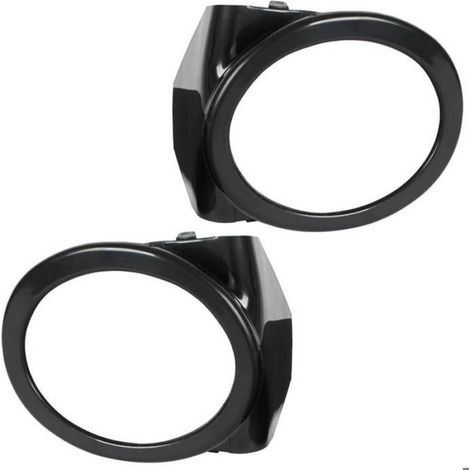 Cadre De Phare Halogène - Pour Bmw 3 E46 M-Pakiet - 1997-2004 - Noir - 2 Pièces (1/2)