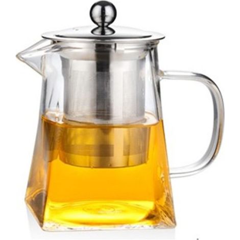 Théière en verre avec filtre amovible - Théière en verre avec filtre amovible - Théière en verre avec filtre amovible (1/5)