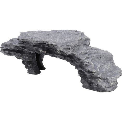 Grotte décorative pour aquarium, tortue, reptile, abri pour se prélasser au soleil (1/5)