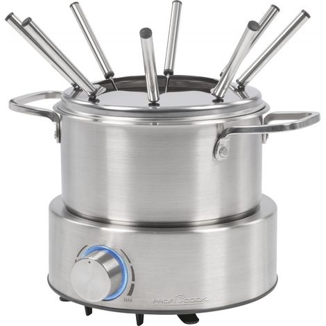 Fondue électrique 8 personnes Acier inoxydable Proficook PC-FD1288-Inox