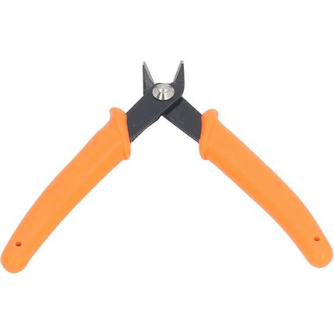 Pince coupante manuelle en acier à haute teneur en carbone pour la création de bijoux et le bricolage, idéale pour les fils souples en cuivre, argent et aluminium. (1/5)
