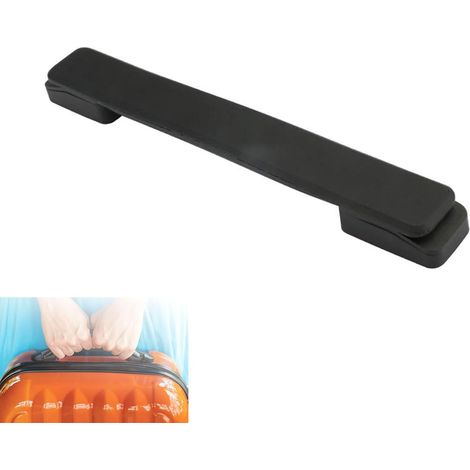 Replacement Plastic Suitcase Handle, Non-Slip Plastic Suitcase Handle, Non-Slip Pull Rod, Suitable for Suitcases, Toolboxes and Luggage, 20.2cm, Black (1/5)