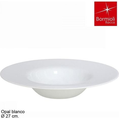 BORMIOLI plato risotto grangusto 27 cm , Plato Risotto Grangusto 27 cmFabricado en vidrio de alta calidadApto para lavavajillas y microondasMedidas de servicio: 14 cm y