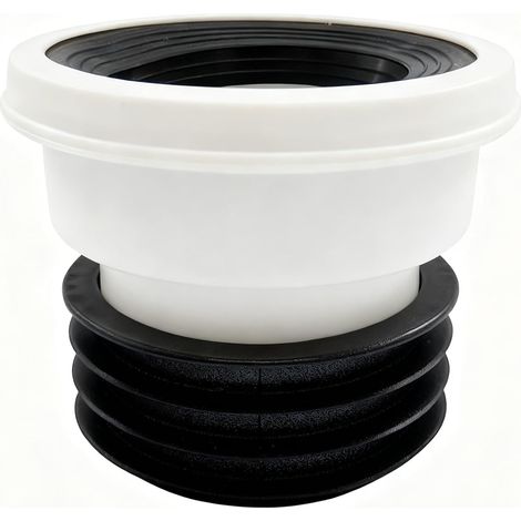Raccord droit pour cuvette de WC - 110 mm - Tuyau d'évacuation droit en polypropylène (1/5)
