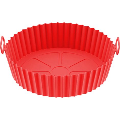 Wiederverwendbarer, hitzebeständiger Silikonkorb in Lebensmittelqualität für Heißluftfritteusen (1/5)