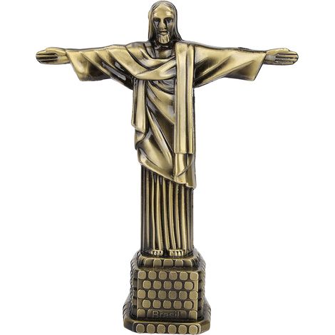 Christusstatue Brasilien – Dekorative Miniatur für den Schreibtisch – Berühmtes Monument – Reisesouvenir (1/5)