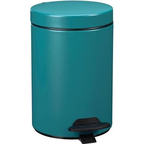 Rossignol Kleine Mülleimer blau-grün 3 Liter Badezimmer