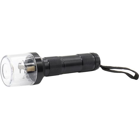 Broyeur électrique en métal, broyeur à herbes portable en alliage d'aluminium en forme de lampe torche, broyeur intelligent portable (1/5)