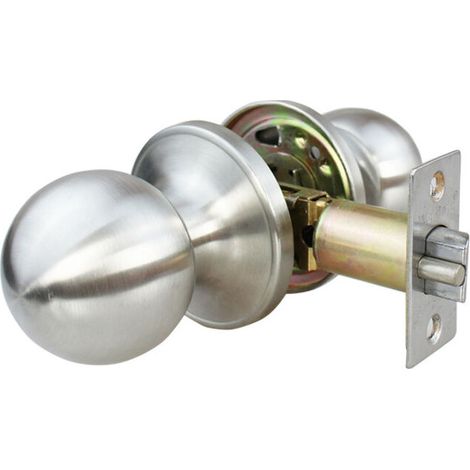 VURAHOME - Serrures de porte en acier inoxydable sans clé pour porte intérieure, chambre à coucher, cuisine, salle de bain, buanderie (1/5)