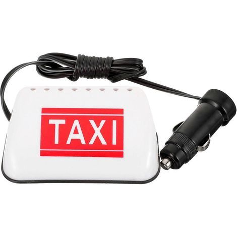 Panneau lumineux LED pour taxi vintage-10.5X6.5CM-White (1/4)