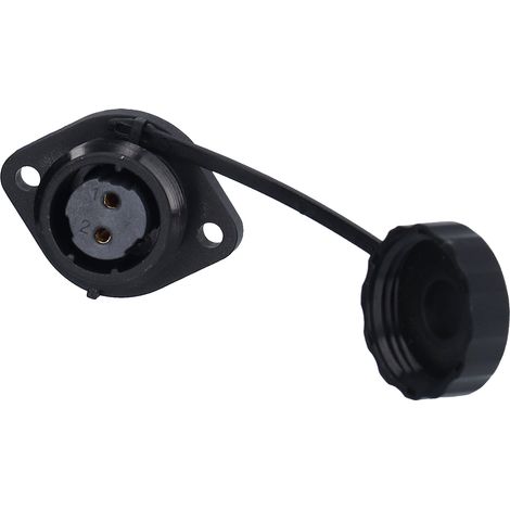 Connecteur aviation SP16 à brides IP68 étanche mâle femelle soudure 2 broches 380V 10A pour équipement communication (1/5)