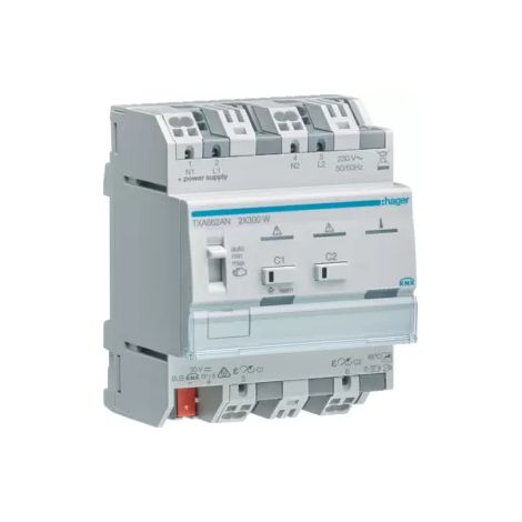 Universal-Dimmaktor 2fach, 2x300W (1/2)