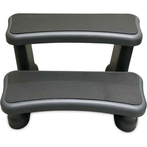 Escalier 2 marches pour spa couleur Gris (1/3)