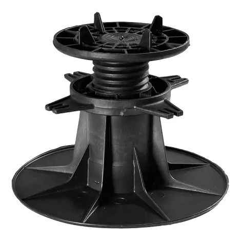 Plot réglable pour terrasse dalle 100 à 170 mm – Résistant aux charges jusqu'à 1000 kg – Conforme DTU 43.1 et 51.4 – Fabrication française – Verindal