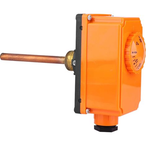 Thermostat d'immersion, Thermostat avec sonde à Distance, Démarrage à Haute Température de 90° C, Pièces de Système de Chauffage pour Canalisation d'eau Chaude (1/5)