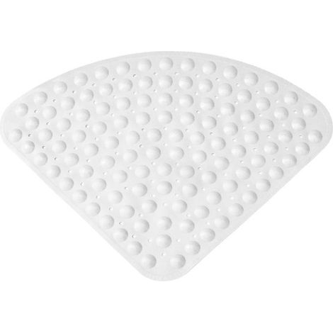 Tappetino antiscivolo angolare in gomma per doccia - Tappetino antiscivolo per doccia - 54x54 cm - Tappetino da bagno - Tappetino antiscivolo per doccia - Tappetino antiscivolo per vasca da bagno - Ta