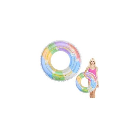 Anneau gonflable pailleté Flotteur arc‑en‑ciel pour enfants