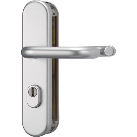 ABUS raccordo di sicurezza della porta KLZS714 FS1 con protezione del cilindro - argento - 42555 (1/4)