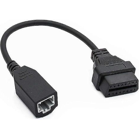 OBD2-Kabel auf 3-poligen OBD1-Adapter, OBD2/OBDII-Adapter für 3-poligen auf 16-poligen Stecker, kompatibles Diagnosegerät