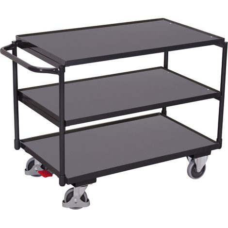 Cordes Tischwagen mit 3 Ladeflächen RAL 7016
