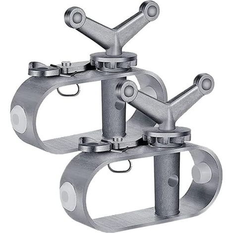 Set mit 2 Poolabdeckungsspannern, Seilspannern für Poolabdeckungen, Poolabdeckungswinde aus Aluminiumlegierung, Kabelspanner, Befestigungselement für Poolabdeckungen, Zubehör (1/5)