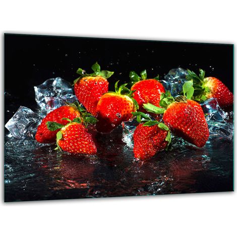 Schneidebrett aus gehärtetem Glas, 30 x 22 cm, Obst (1/5)