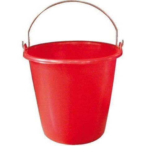 Seau de ménage gradué - 12 L - rouge (1/2)