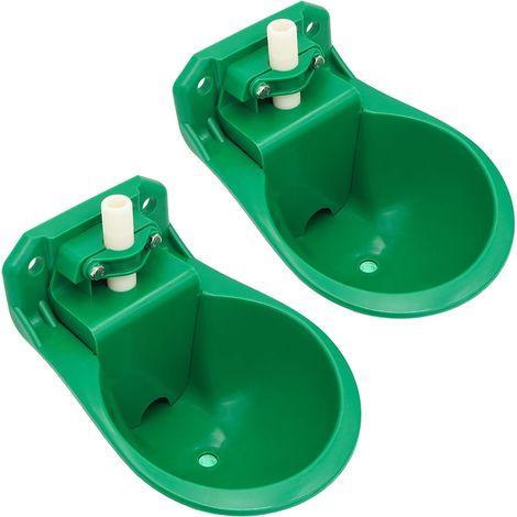 Abreuvoir Automatique en Plastique pour Bétail, Distributeur d’Eau pour Chèvre, Mouton, Veau, Porcelet, Cheval et Chien, Lot de 2 unités (1/5)