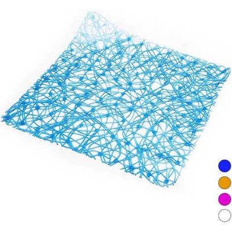 TAPPETO ANTISCIVOLO PER DOCCIA MOD. LUX  CM 52x52 Misura: Cristallo