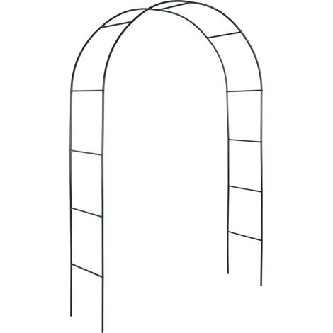 Arche de jardin en acier, résistant aux intempéries, vert