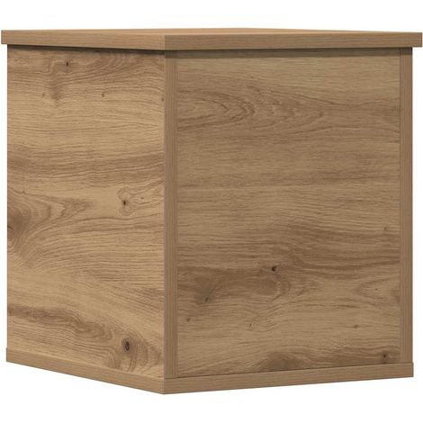 Maison Exclusive - Scatola di Stoccaggio Rovere artigianale 30 x 35 x 35 cm