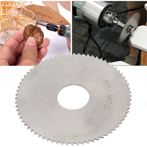Fraise à disque en acier rapide 801,5 à 72 dents (1/5)