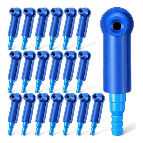 Kit di spurgo freni con strumento di ricambio e connettore (20 pezzi) - Pompa per spurgo olio auto