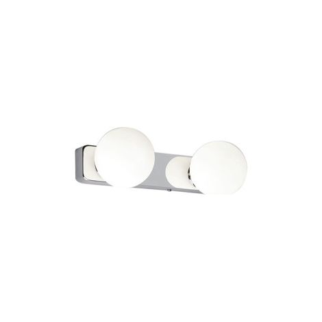 Applique bagno Nowodvorski Brazos cromo vetro IP44 2xG9