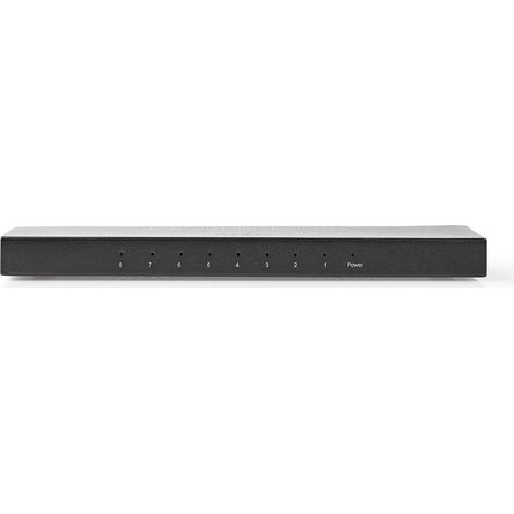 Nedis HDMI ™ Splitter / 8-Port port(s) / 8x HDMI™ Output / 4K@60Hz / 18 Gbps / Metall / Anthrazit (1/5)