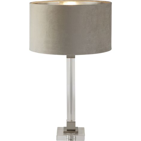 Lampada Scrivania Contemporanea Scarborough Cristallo Senza Paralume 1 Luce E27 (1/5)