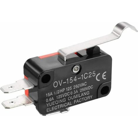 Lot de 10 interrupteurs fin course à bouton-poussoir poignée (1/3)