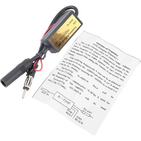 Antena de frecuencia universal, convertidor de seguridad de 76-90 MHz para Clarion Sony-Crezuo