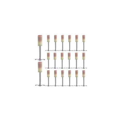 Rapanda – 200 clous ronds en acier 7.3 mm – Lot de 200 pour pistolet à clous béton – Faible bruit et durable – Applications variées en construction