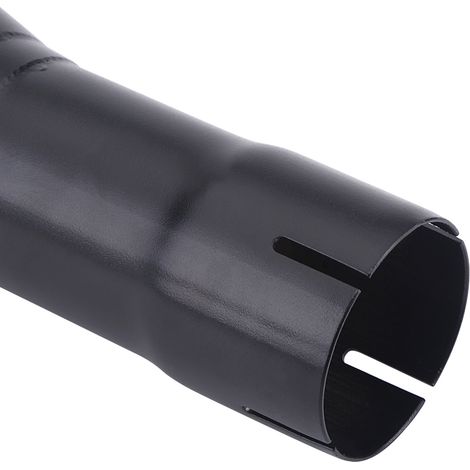 Silencieux moto universel en acier inoxydable, embout d'échappement noir pour cross, pot tubulaire motocross, pièce de rechange résistante (1/5)