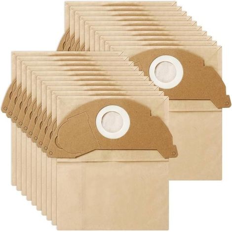 Sac D'Aspirateur 20 PièCes pour Aspirateur Robot Karcher WD2 MV2 WD 2.200 WD2250 A2004 A2054 A2099, 6.904-322.0 (1/4)