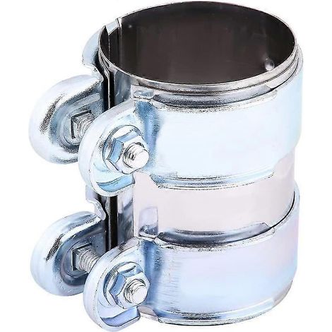 Collier de serrage en acier inoxydable pour tuyau d'échappement, collier de serrage pour tuyau de silencieux de voiture, connecteur de tuyau de silencieux, collier de serrage pour tuyau de catalyseur (1/5)