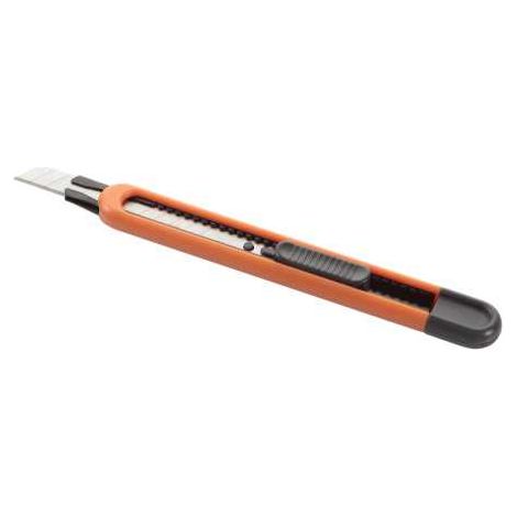 Cutter De Cuchilla Fragmentable  De 9 Mm Con Guía Metálica ALYCO ORANGE (1/5)